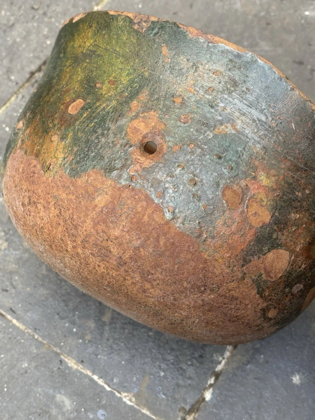 Casque Para Allemand Ww2 Militaria No Us Rare Authentique Mannequin