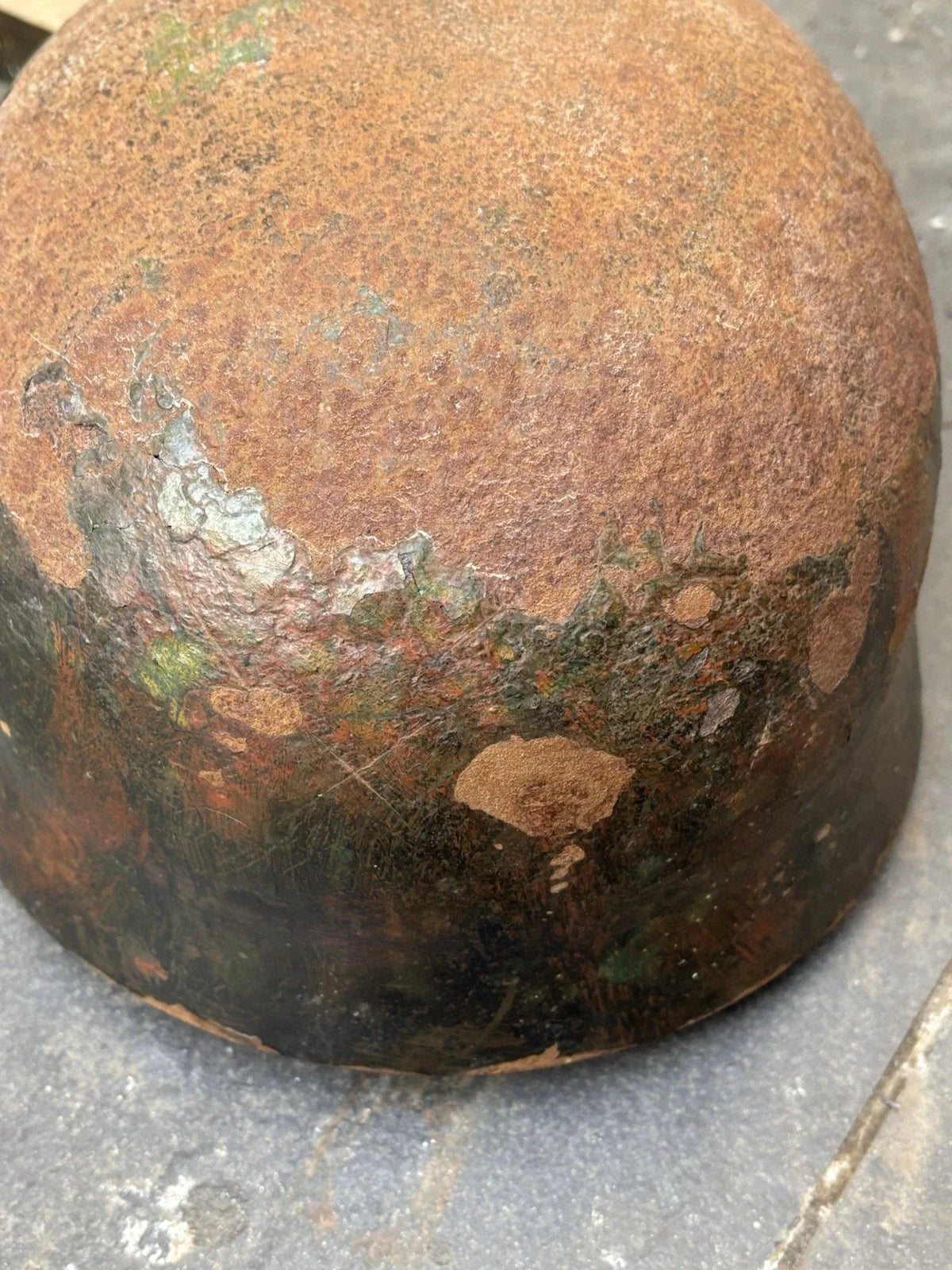Casque Para Allemand Ww2 Militaria No Us Rare Authentique Mannequin
