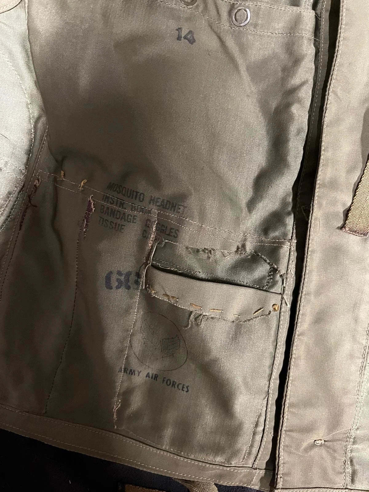 Gilet de survie C-1 USAAF us militaria ww2
