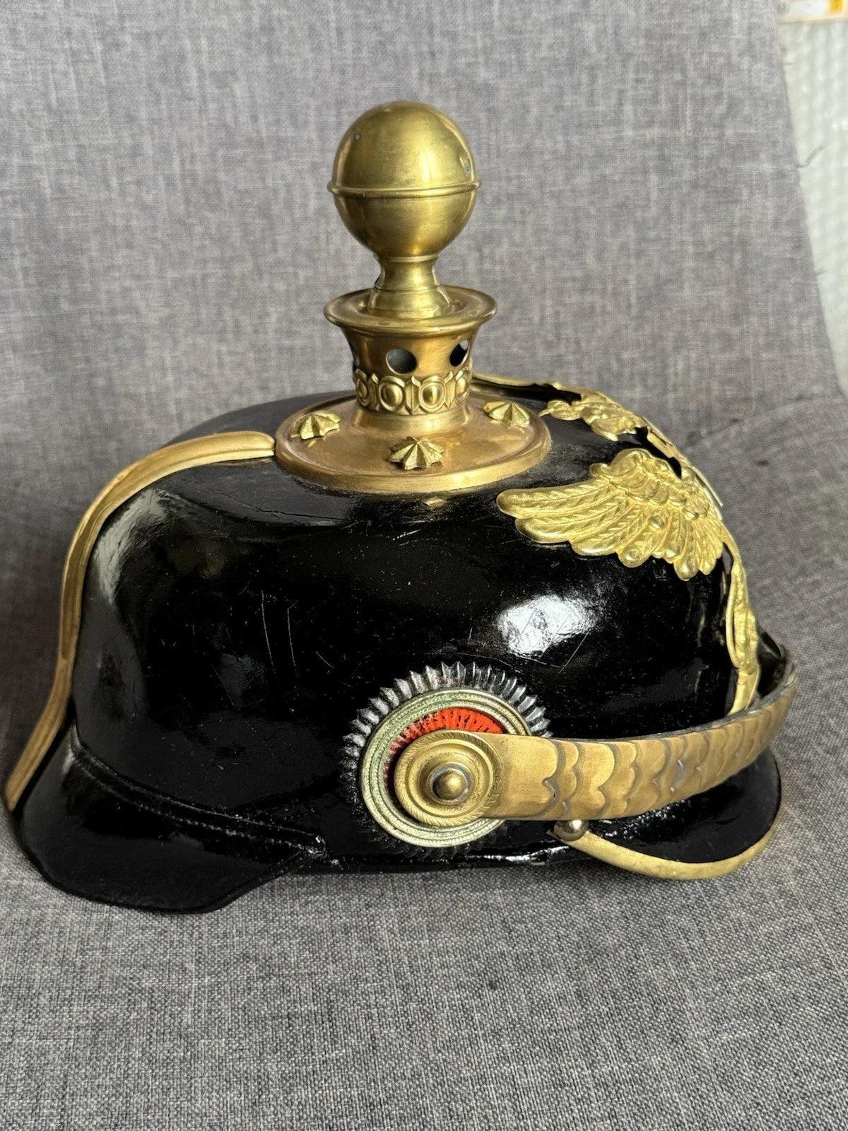 casque a pointe officier artillerie de réserve badois mle 1895