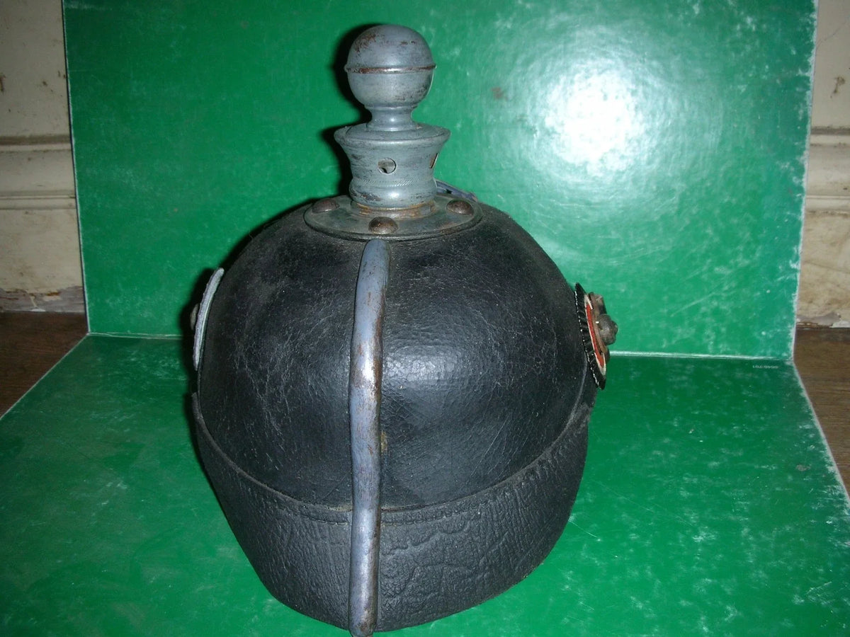RARE CASQUE A POINTE ARTILLEUR HESSOIS 1915