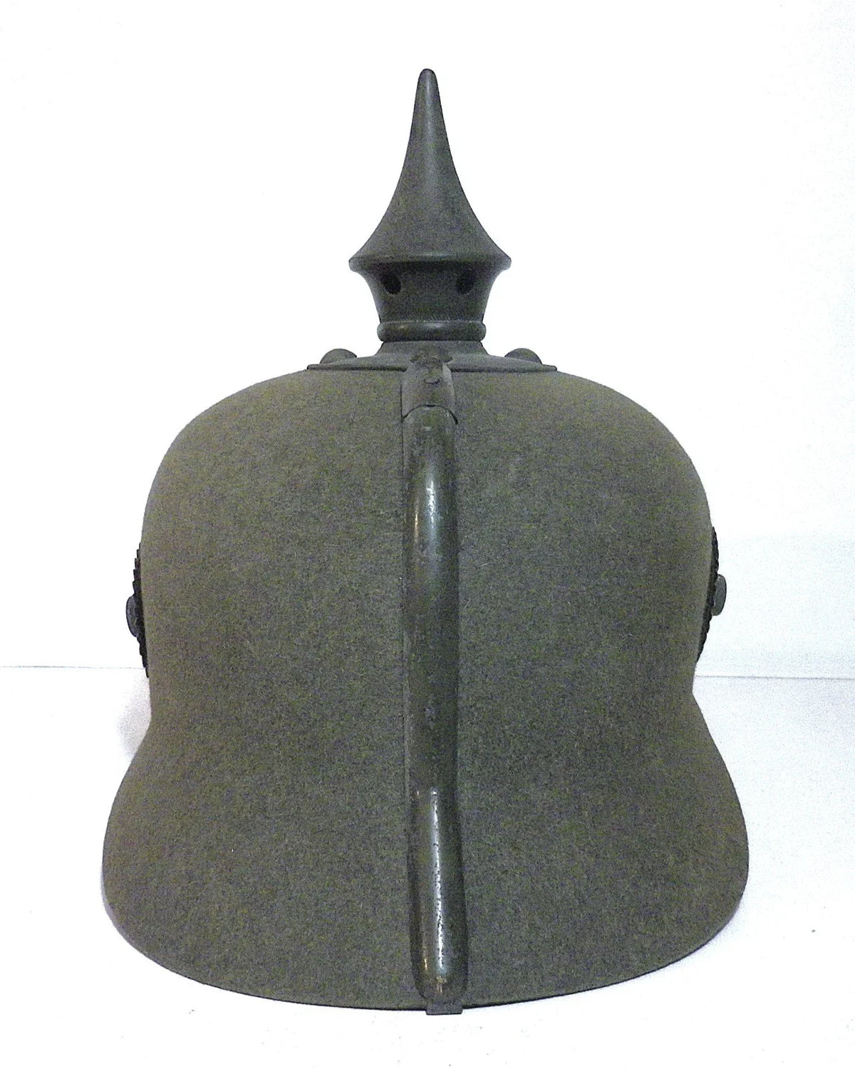Casque à pointe feutre Prussien ersatz 1915 feldgrau IR 13 Empire Verdun 14-18