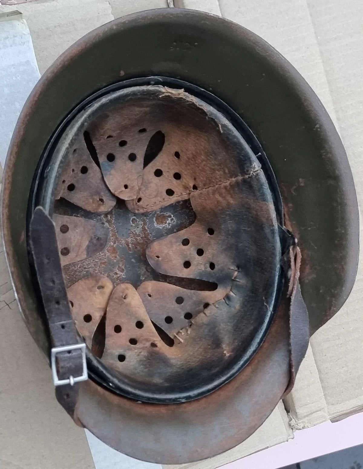 Casque allemand M42 Stahlhelm WW2 German Helmet 2GM Militaria
