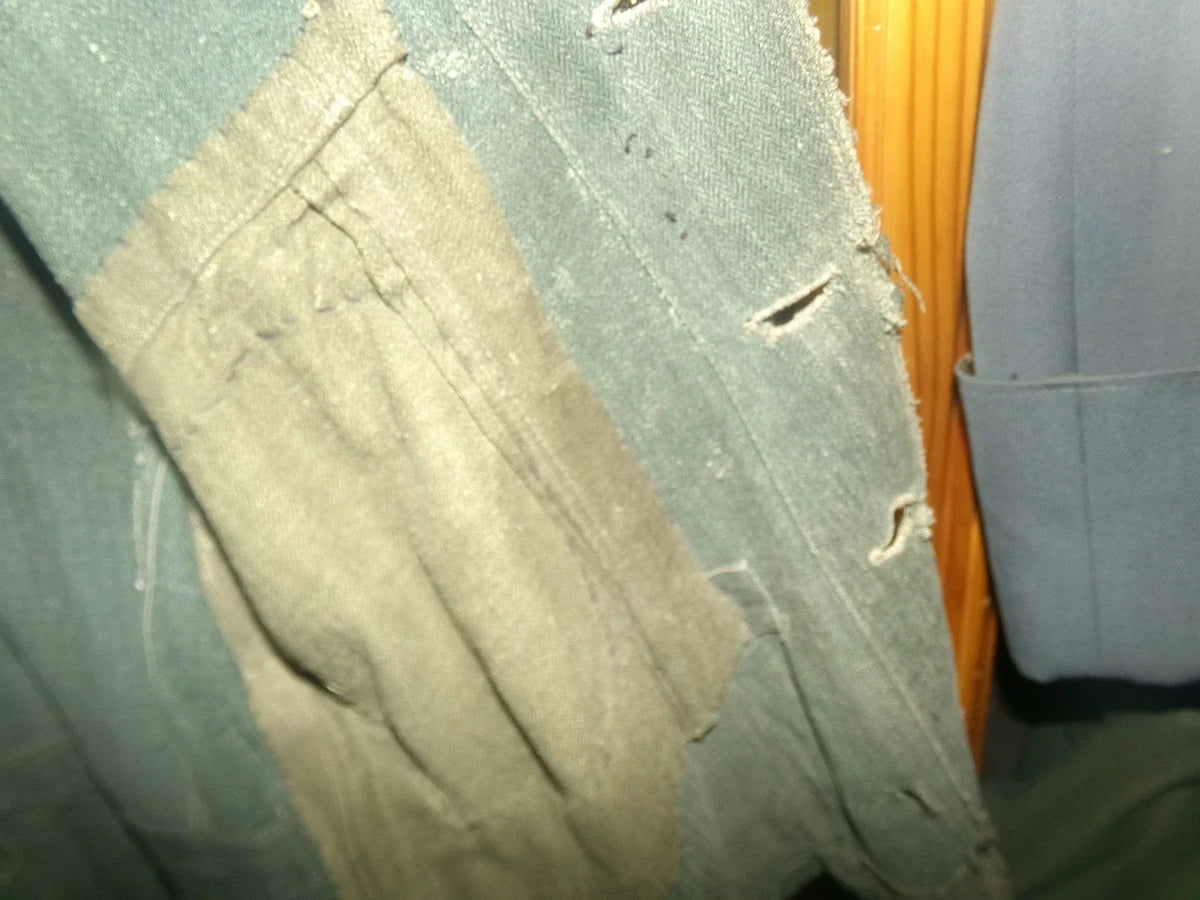 Veste drillich allemande état correct 44 cms à épaule ww2 capturé par ffi