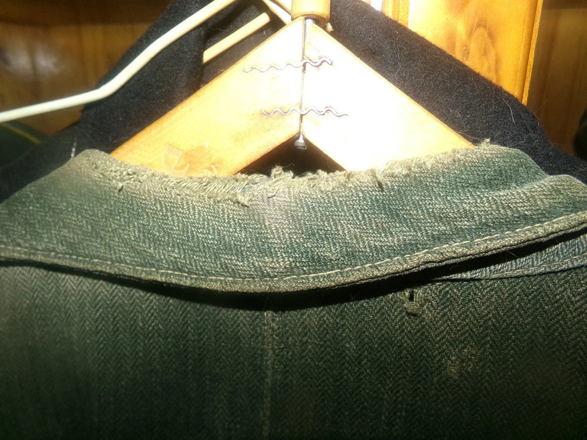 Veste drillich allemande état correct 44 cms à épaule ww2 capturé par ffi