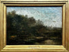 COROT Camille Tableau Ancien Signé Paysage École de Barbizon Peinture Cadre 19èm