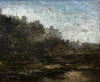 COROT Camille Tableau Ancien Signé Paysage École de Barbizon Peinture Cadre 19èm