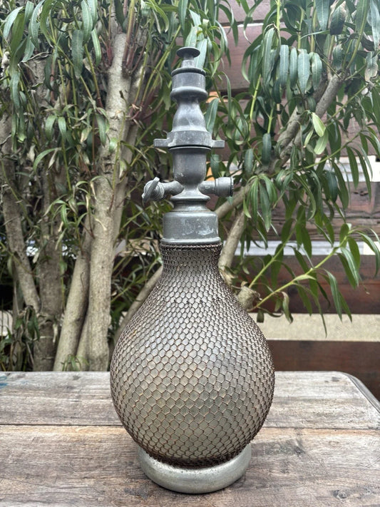 Rare/ Ancien siphon a eau de seltz/selsodon Durafort