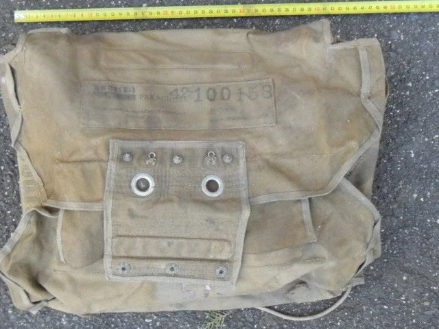 WW2 musette militaire de parachute SWITLIK AN-6515 US CORPS ARMY
