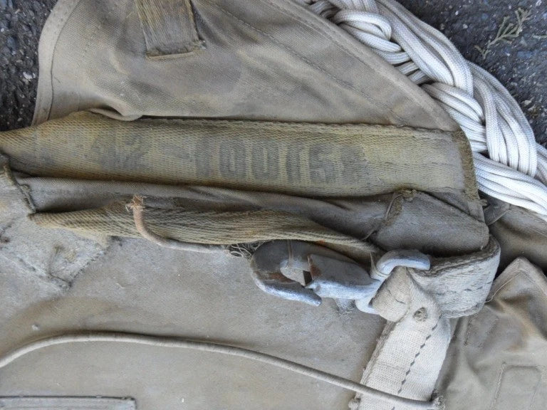 WW2 musette militaire de parachute SWITLIK AN-6515 US CORPS ARMY