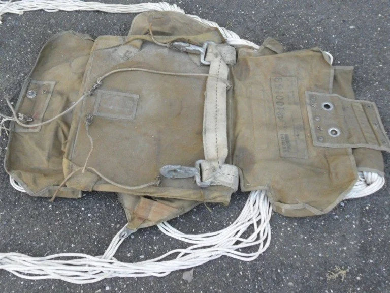 WW2 musette militaire de parachute SWITLIK AN-6515 US CORPS ARMY