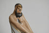 Argilor : rare veilleuse-brûle parfum Art Déco " Faune et sa captive", signée