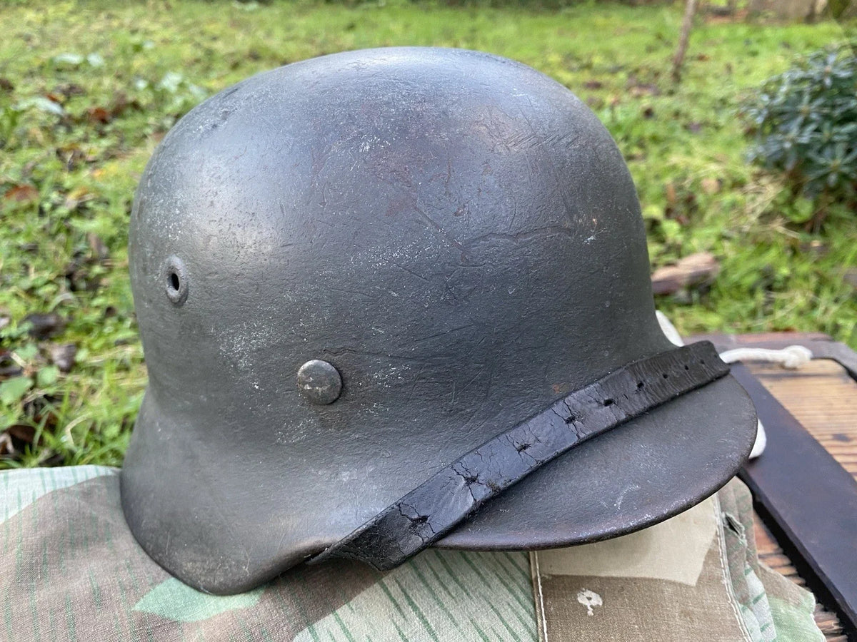 Casque allemand ww2 M40 complet d'origine