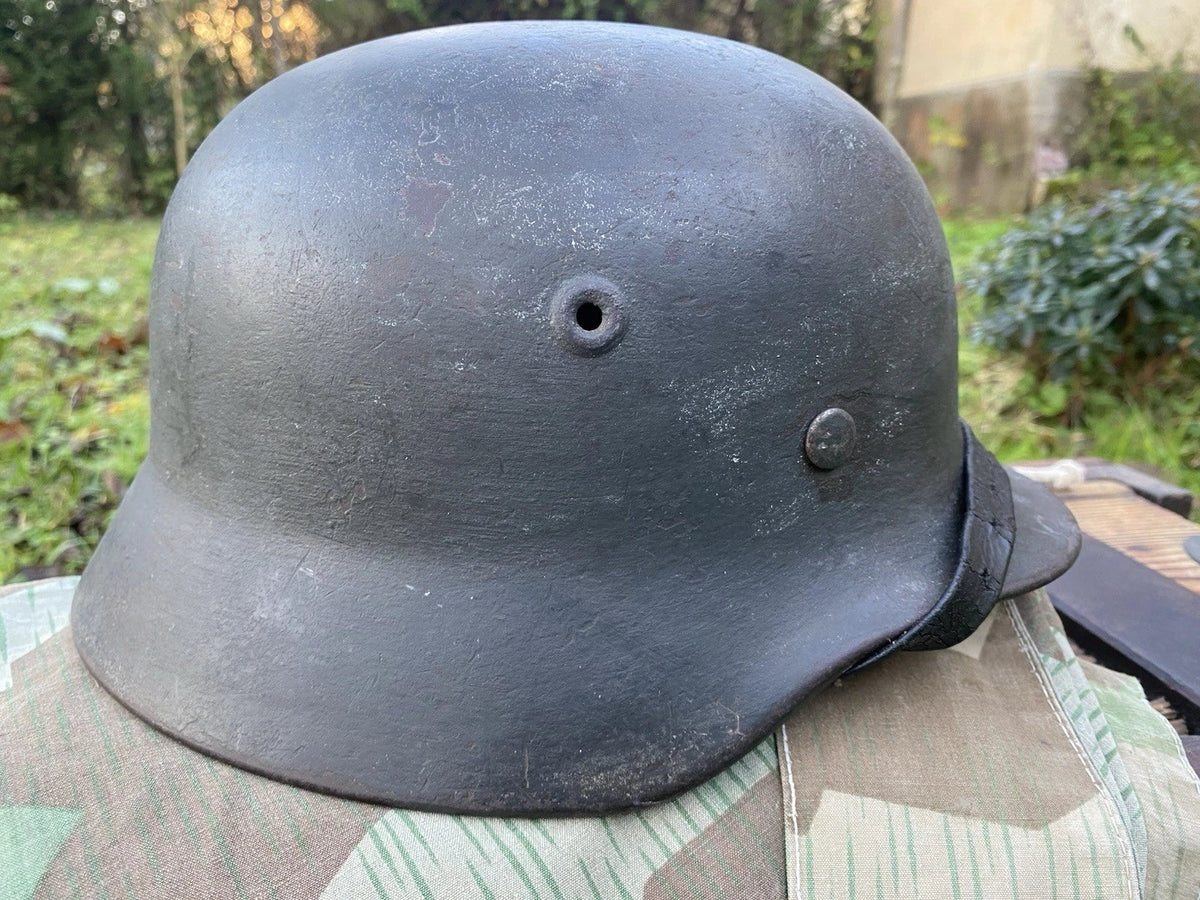 Casque allemand ww2 M40 complet d'origine