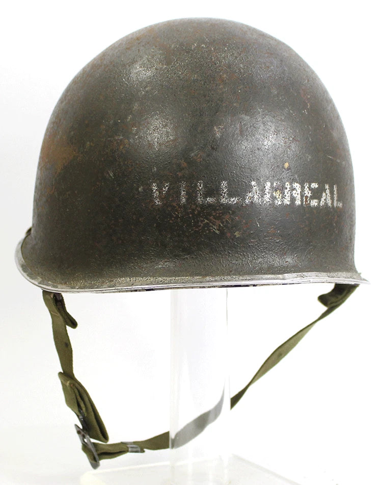 Casque USM1 Nominatif - US ARMY WW2 ( matériel original )