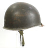 Casque USM1 Nominatif - US ARMY WW2 ( matériel original )