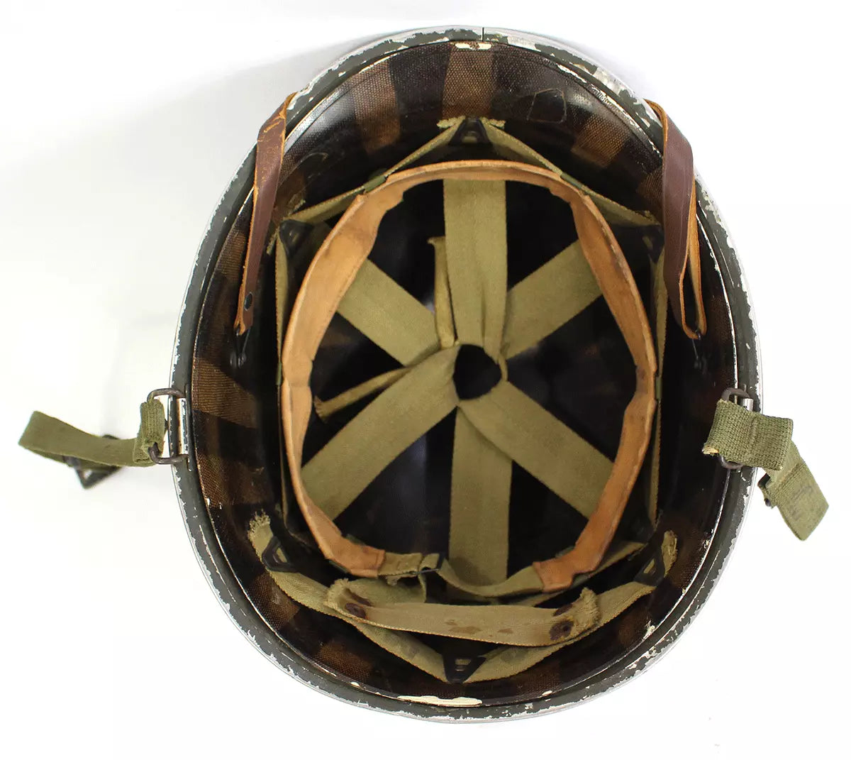 Casque USM1 Nominatif - US ARMY WW2 ( matériel original )