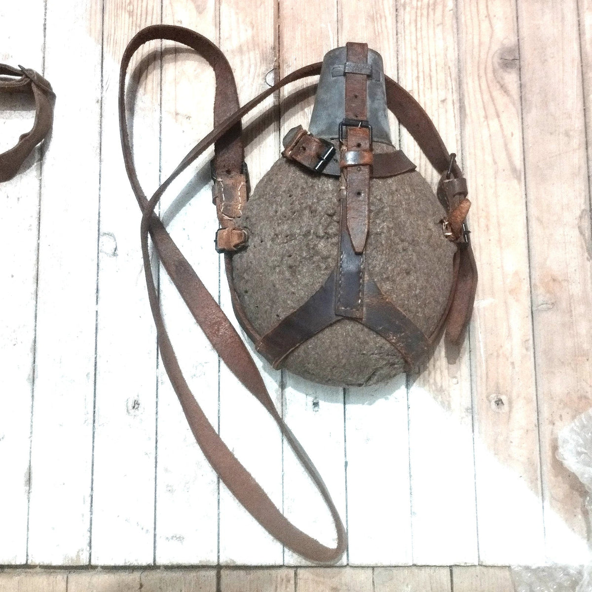 WW1 / Superbe bidon d'infirmier Allemand mle 1893 complet en TBE landser WK1