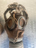 ANCIEN MASQUE A GAZ ALLEMAND GUMMIMASKE WW1 COMPLET GUERRE TRANCHEE