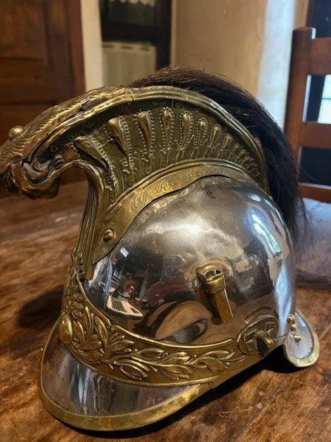 Casque de Dragon Cuirassier 1874 français Cavalerie WW1