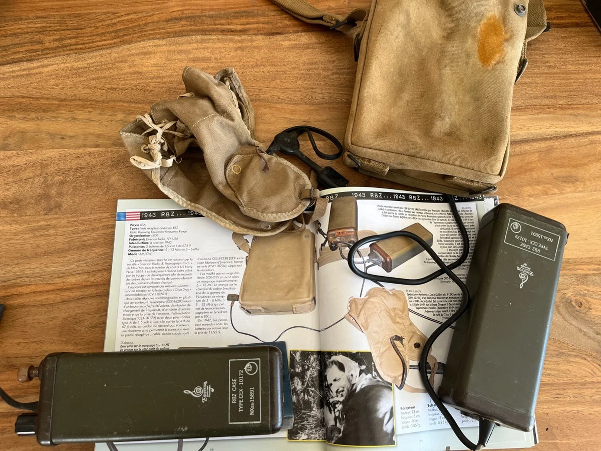 Radio RBZ US commando jedburgh 1943 maquis resistance parachutage