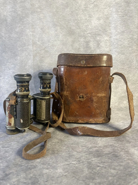 RARE Jumelles militaires Française NOMINATIVE GÉNÉRAL 63e RI WW1