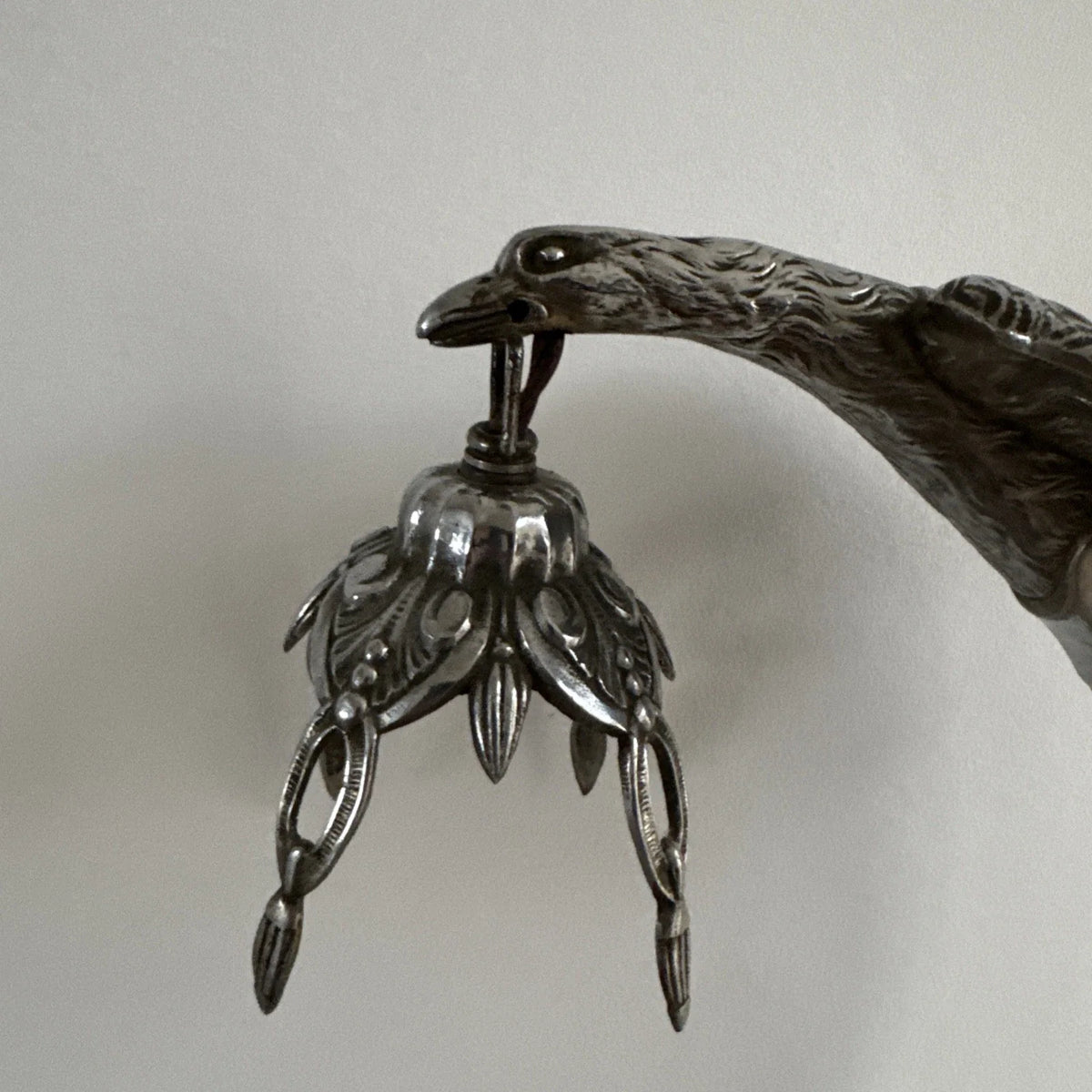 Belle lampe ancienne de bureau en BRONZE signé CHARLES RANC Art Deco