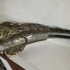 Belle lampe ancienne de bureau en BRONZE signé CHARLES RANC Art Deco