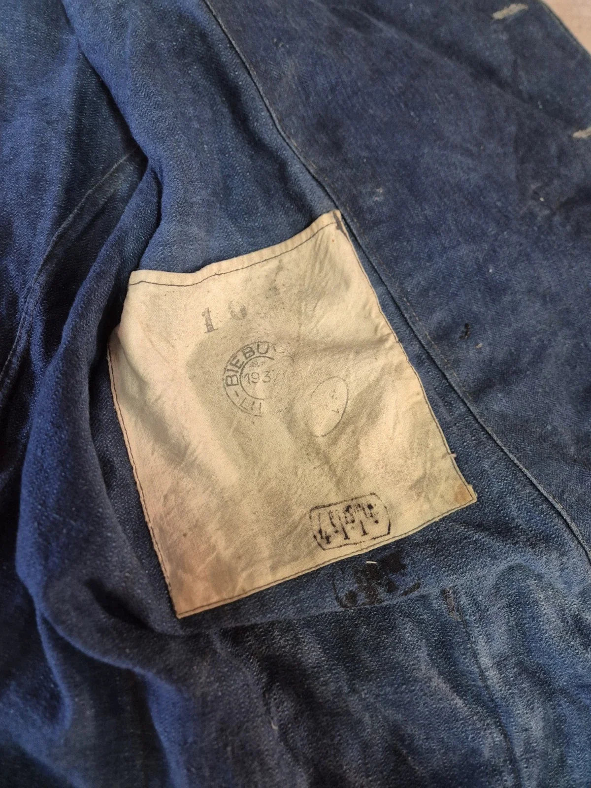 Rare veste travail corvée bourgeron 1923 Ww2 Taille Medium