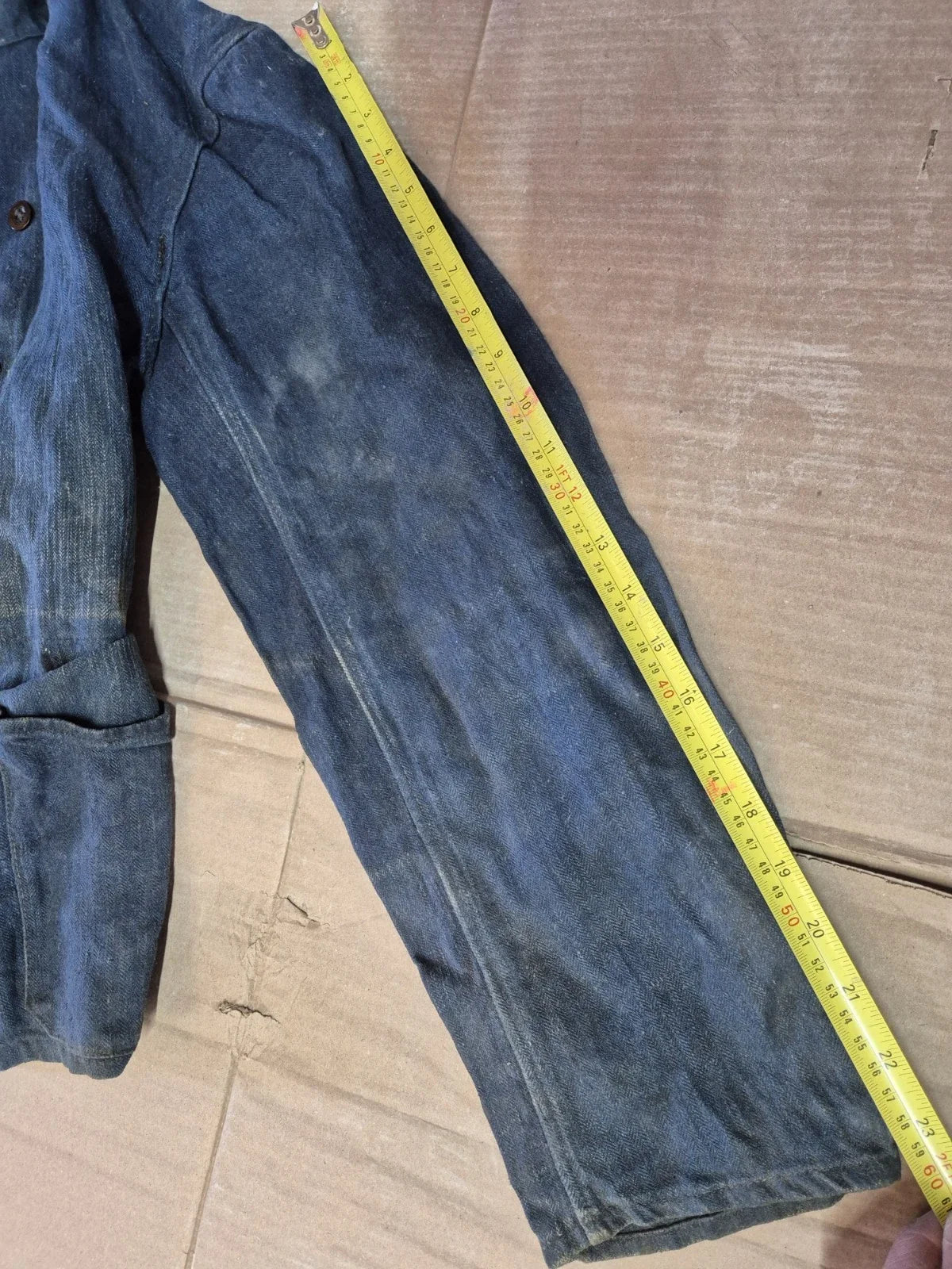 Rare veste travail corvée bourgeron 1923 Ww2 Taille Medium