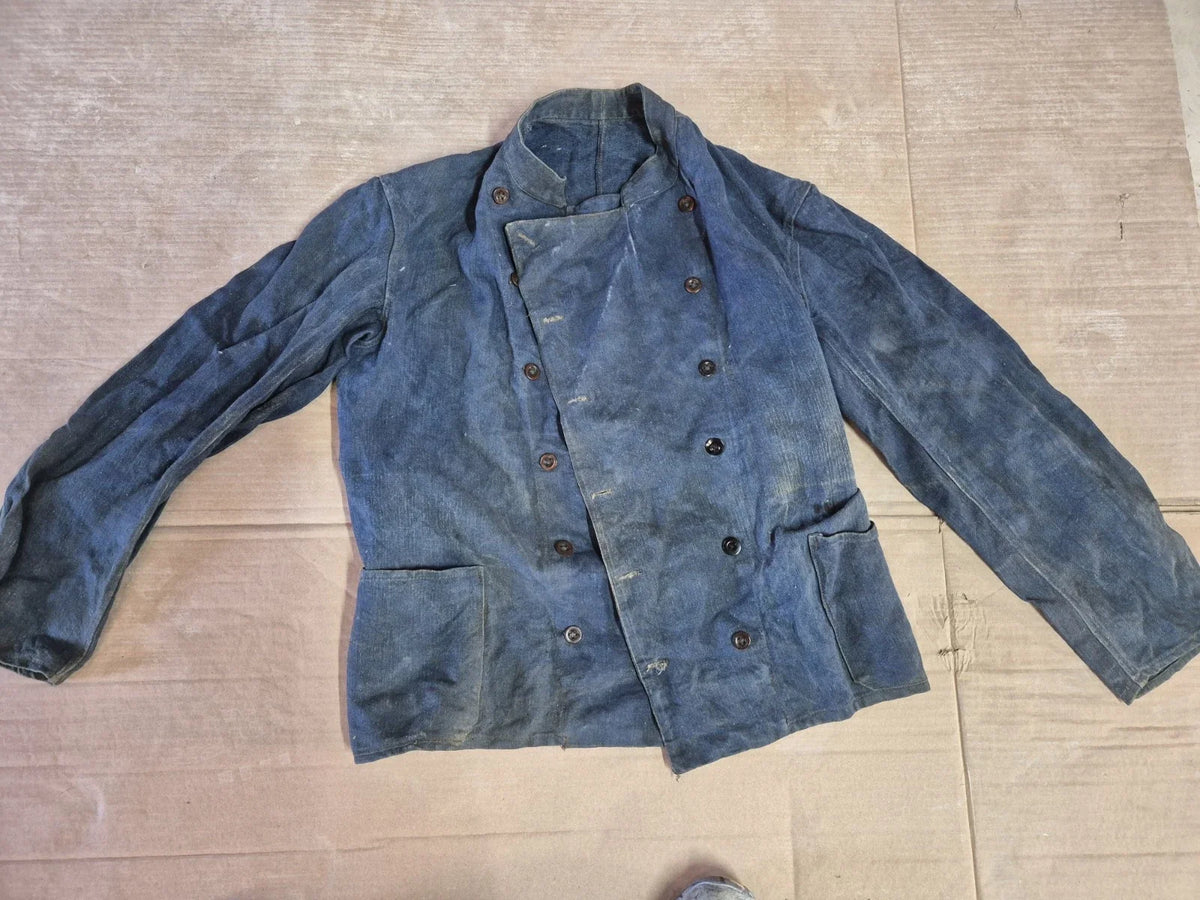 Rare veste travail corvée bourgeron 1923 Ww2 Taille Medium