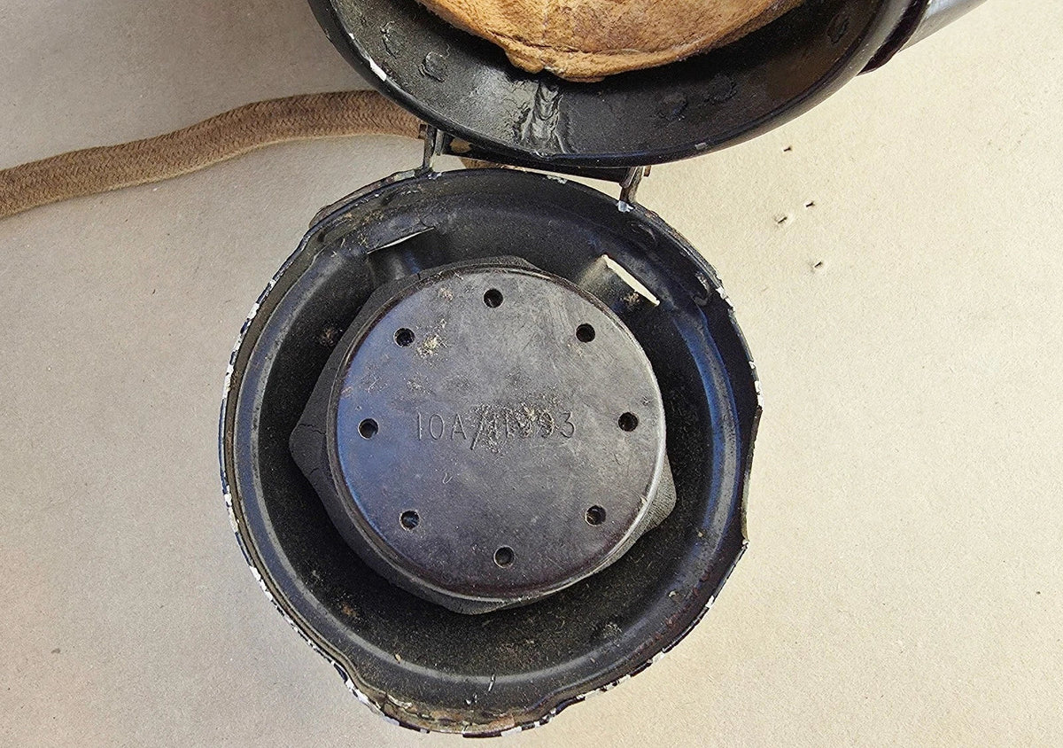 MASQUE A OXYGÈNE TYPE D AVEC MICROPHONE TYPE 26 RAF 2ème GM ROYAL AIR FORCE WW2