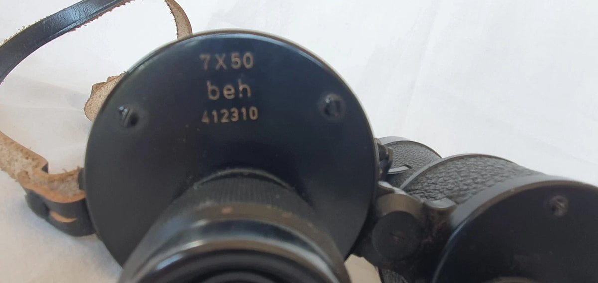 PAIRE JUMELLES B E H 7 x 50 412310 SERIOUS LEITZ - ALLEMAGNE WW2 - MILITARIA