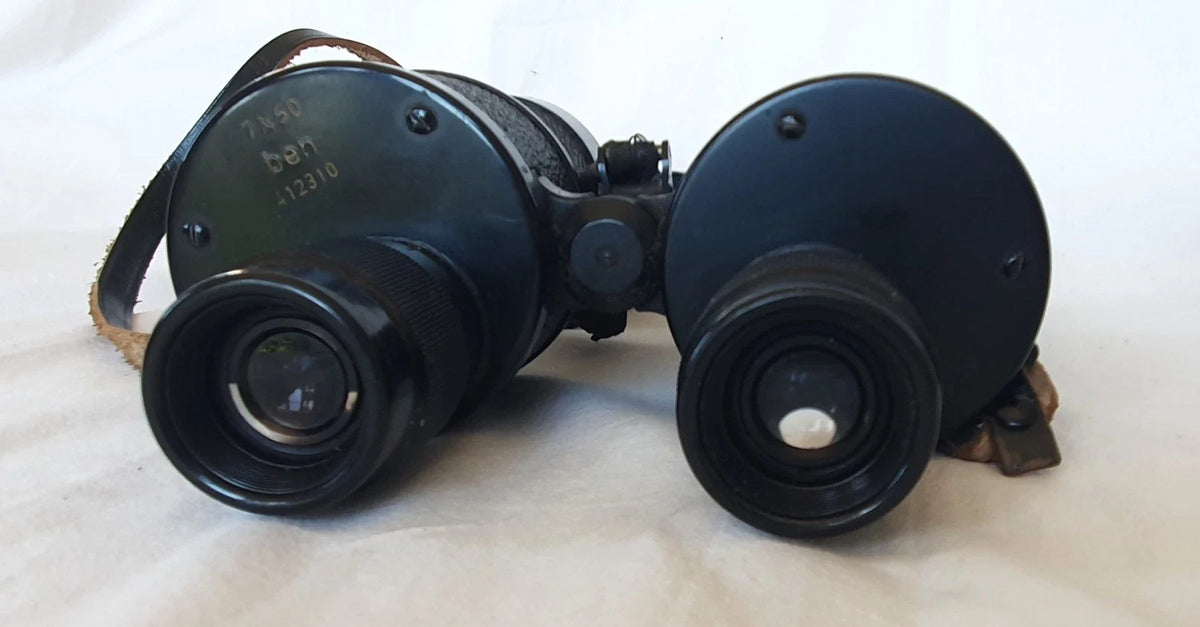 PAIRE JUMELLES B E H 7 x 50 412310 SERIOUS LEITZ - ALLEMAGNE WW2 - MILITARIA