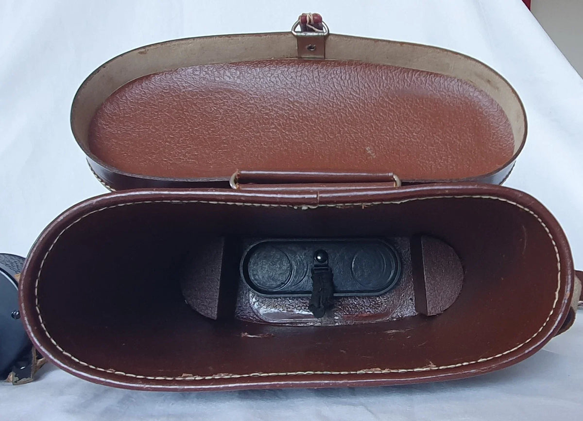 PAIRE JUMELLES B E H 7 x 50 412310 SERIOUS LEITZ - ALLEMAGNE WW2 - MILITARIA