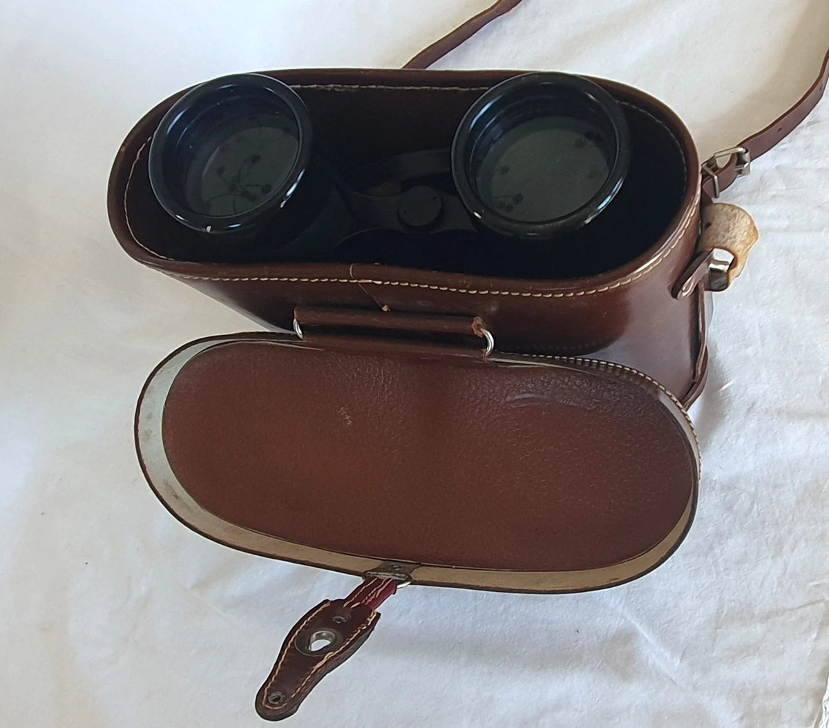 PAIRE JUMELLES B E H 7 x 50 412310 SERIOUS LEITZ - ALLEMAGNE WW2 - MILITARIA
