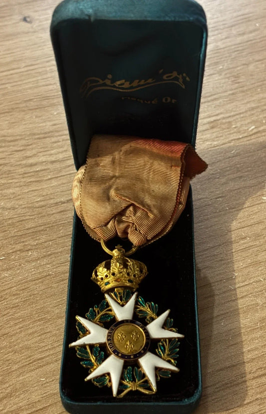 Médaille Ancienne Légion d'honneur Or 18K 25g Émail Militaria