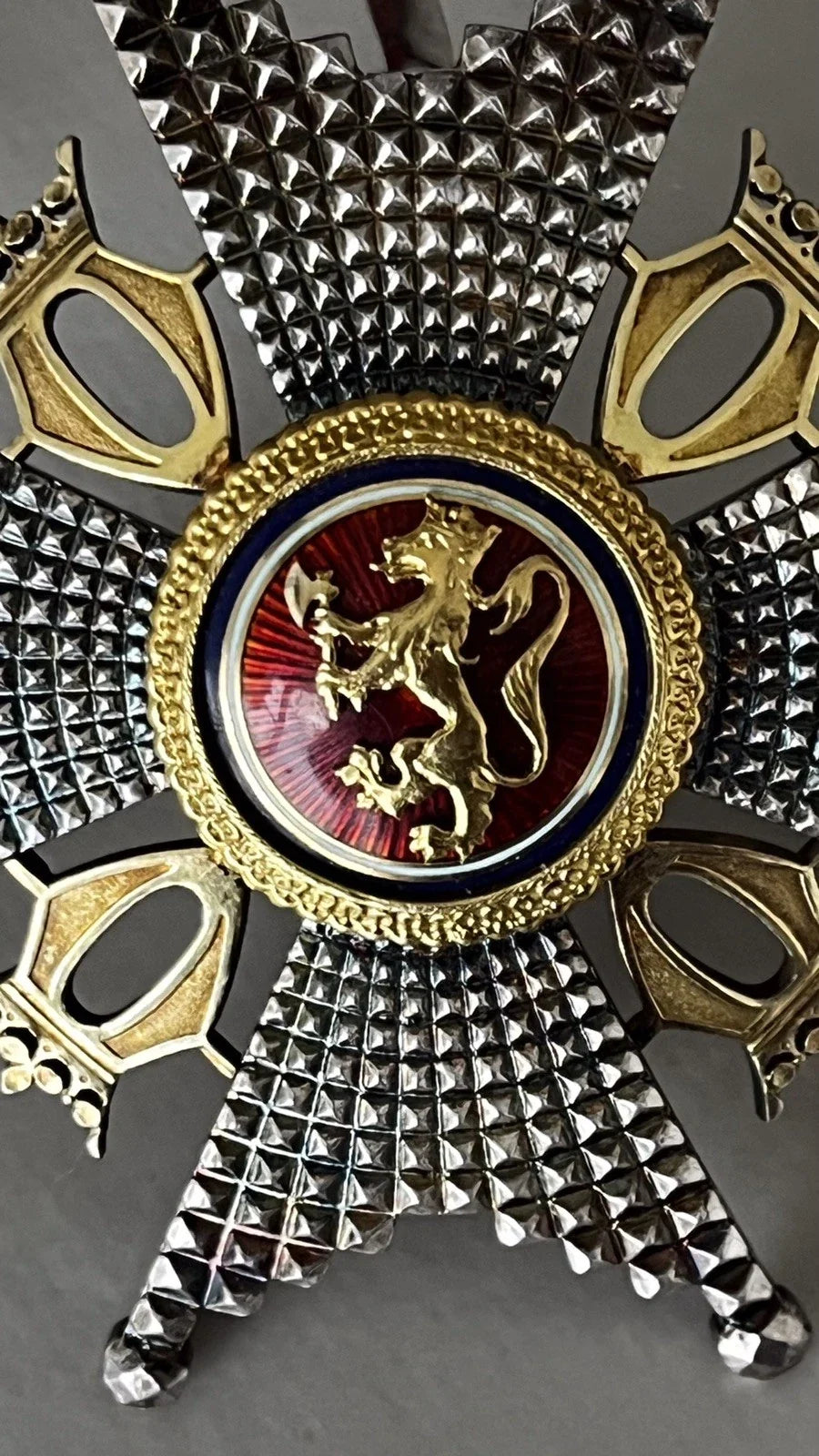 Coffret avec Médaille du Mérite Commandeur Saint Olaf Olov Norvège - C.F Carlman