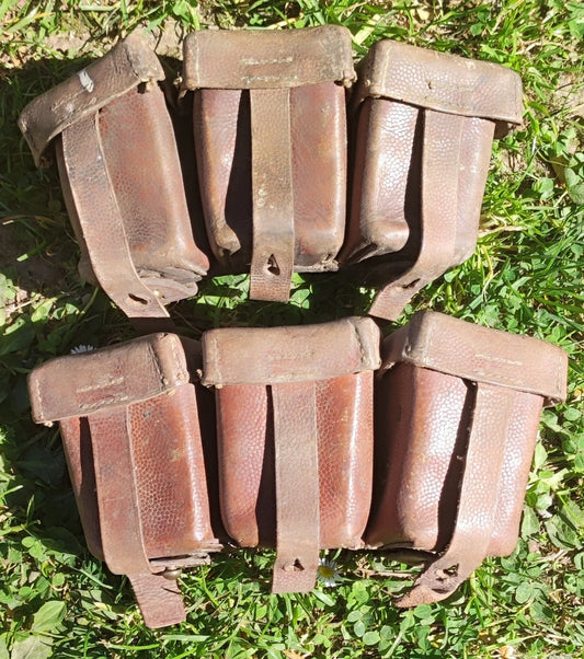 Paire cartouchière même fabricant et marquage datée 1914 allemande Prusse ww1