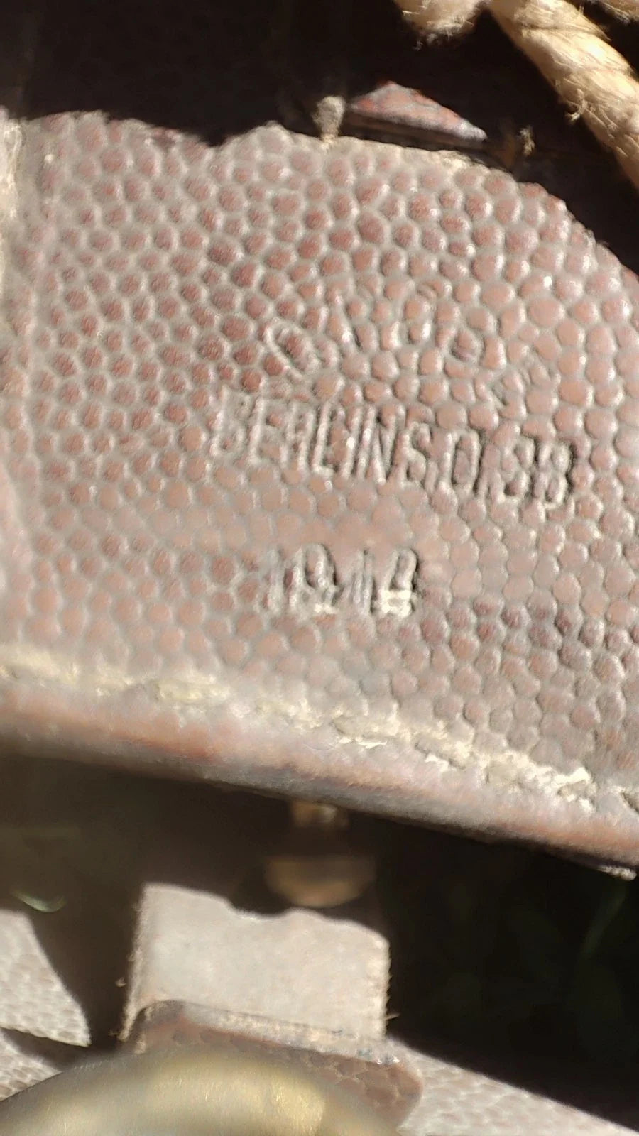Paire cartouchière même fabricant et marquage datée 1914 allemande Prusse ww1