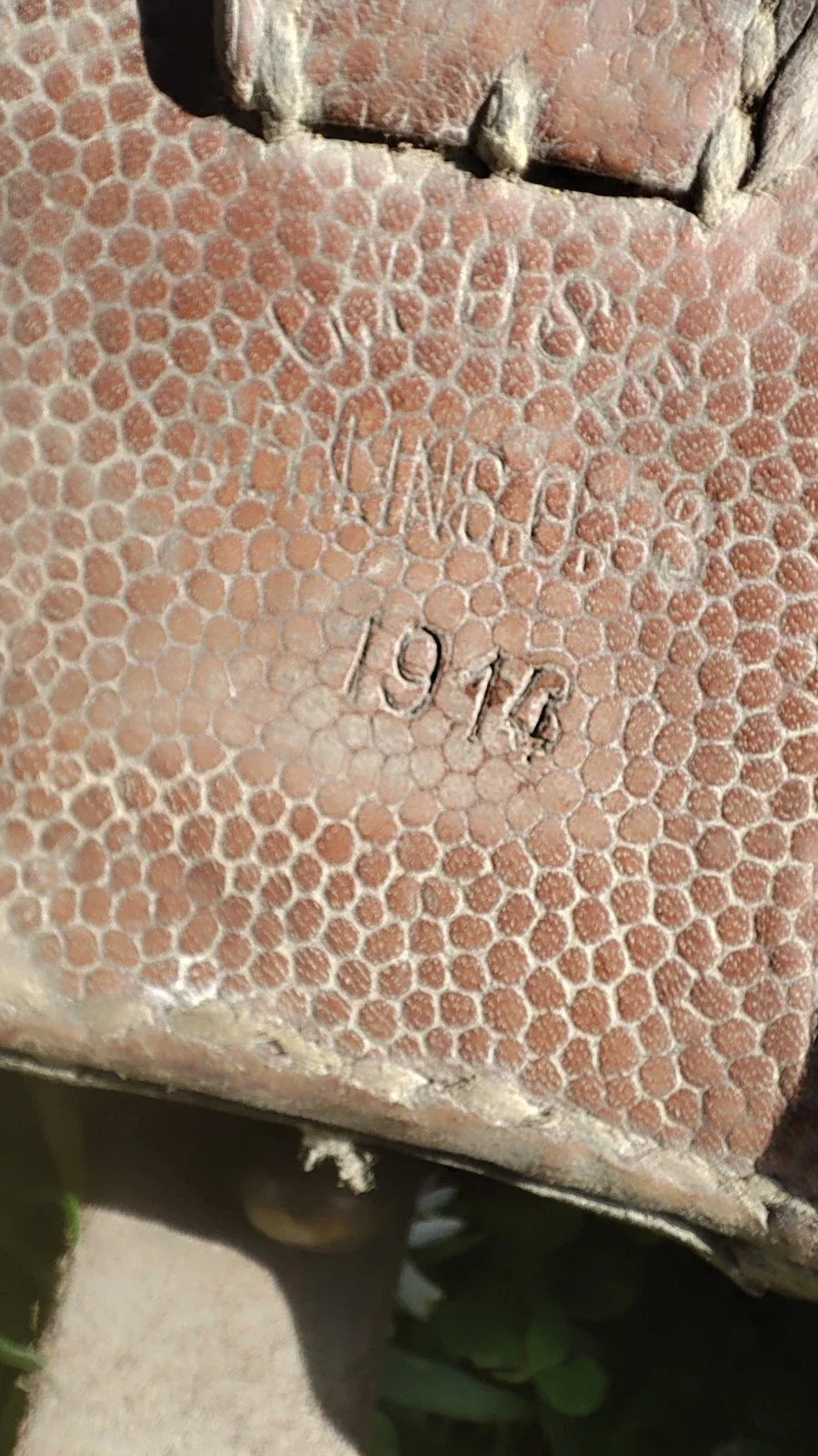 Paire cartouchière même fabricant et marquage datée 1914 allemande Prusse ww1