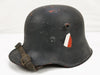 Authentique Casque acier original M16 ET66 (1er guerre mondiale) pompiers complet, avec décalcomanie