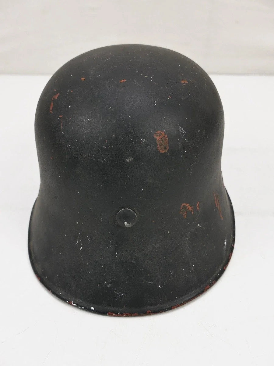Authentique Casque acier original M16 ET66 (1er guerre mondiale) pompiers complet, avec décalcomanie