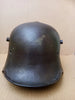 Casque en acier M16, Battlefield Damage, nom de porteur, Qualmann, ET66, original