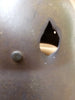 Casque en acier M16, Battlefield Damage, nom de porteur, Qualmann, ET66, original