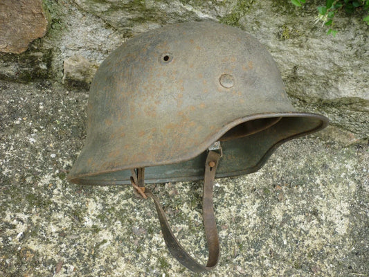 Authentique CASQUE ALLEMAND WW2