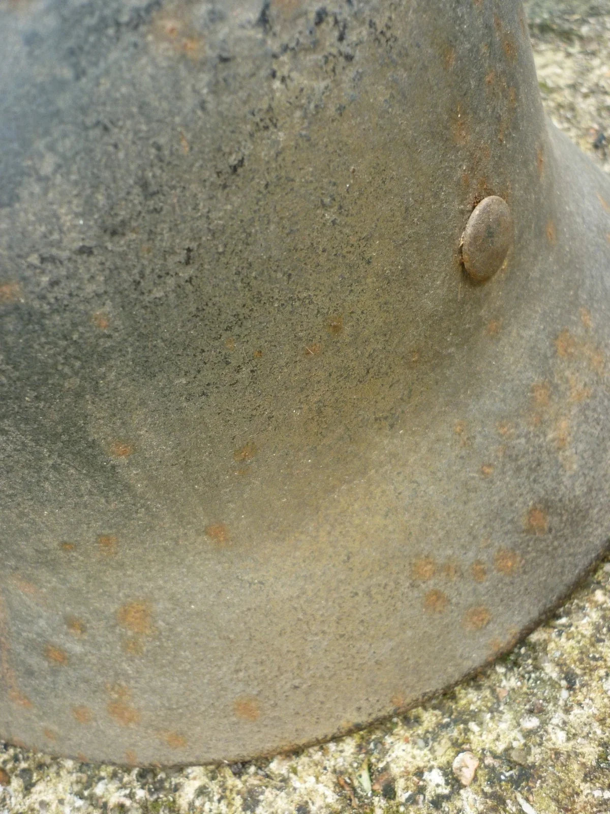Authentique CASQUE ALLEMAND WW2