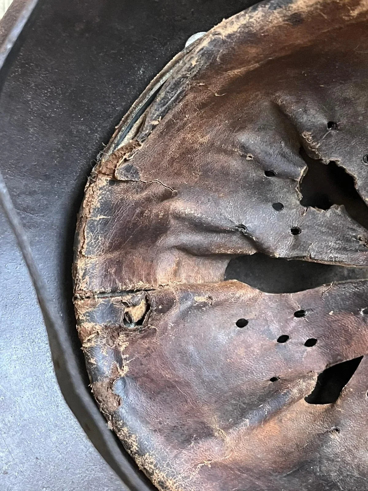 Authentique Casque Allemand Ww2
