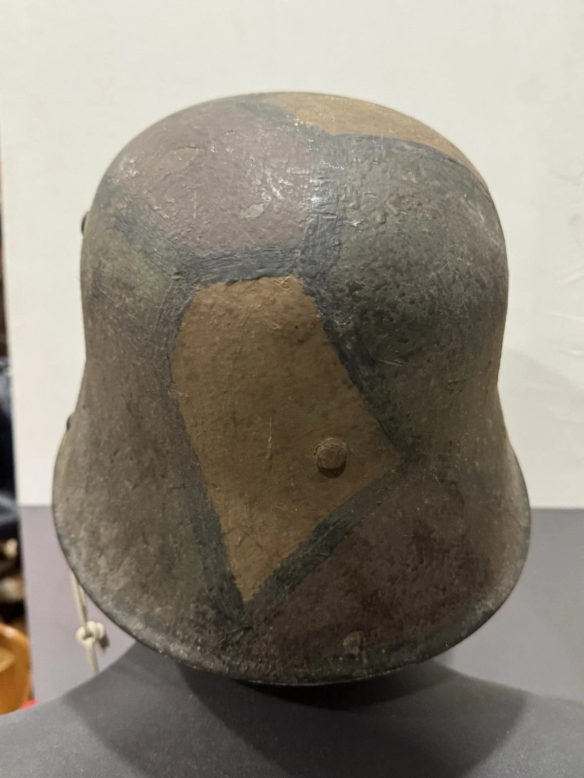 Casque allemand Stahlhelm M1916 avec camouflage 'Mimikry WW1