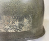 US WW2 - Casque M1 pattes fixes - Barre ETO Follow me - 100% original 2nd guerre